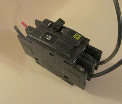 Square D Series C #3 interrupting relay double pole 20 amp breaker - 406508 20A