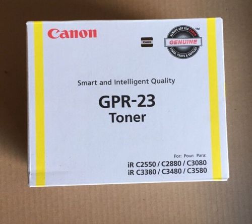 Brand NEW! Canon Yellow GPR 23 Toner 260g x 1 Sealed In Box!