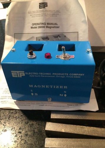 Electro-Technic Products Model 28000 High Strength Magnetizer 115 V AC.