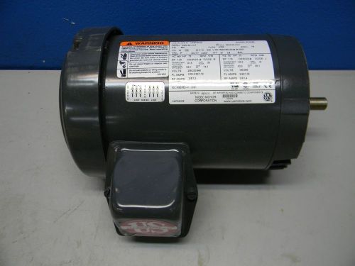 Us motors u34p2dcr 3 phase premium efficient motor - 208-230/460v, 3/4hp, c-face for sale