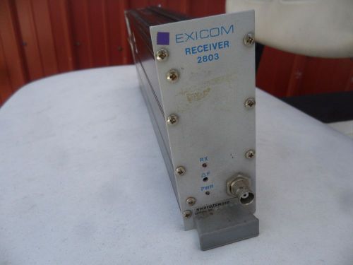 Exicom 2803 Synthesized UHF Receiver for SR310 Radiotelephone System