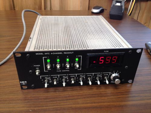MKS 247C 4CH POWER SUPPLY READOUT FLOW CONTROLLER