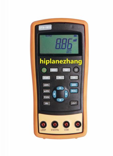 Hi-accuracy 0.05% Current &amp; Voltage Process Calibrator with Frequency Source