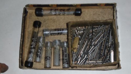 MACHINIST TOOL LATHE MILL Machinist Lot of Micro Small Drills for Sherline Hobby
