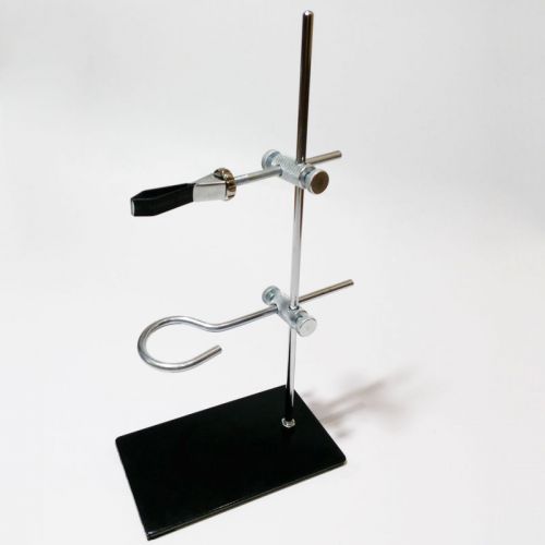 Mini Retort Stands Support Clamp Flask Lab Stand Set 30cm High