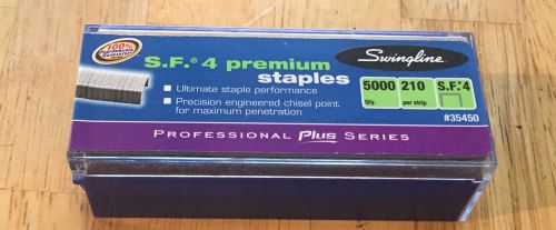 PREMIUM - Swingline 35450 Premium Staples - S.F. 4 -  210 Per Strip - 5000/BX
