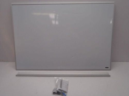 Quartet m3423 - magnetic dry erase board, painted steel, 34 x 23 white, aluminum for sale