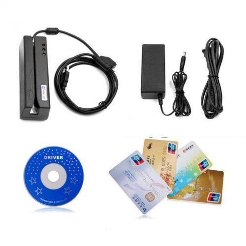 MSR900 All 3 Tracks USB Magnetic Stripe Card Reader Writer Credit Card Encoder
