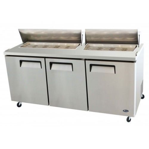 Atosa (3) door sandwich prep table msf8304 for sale