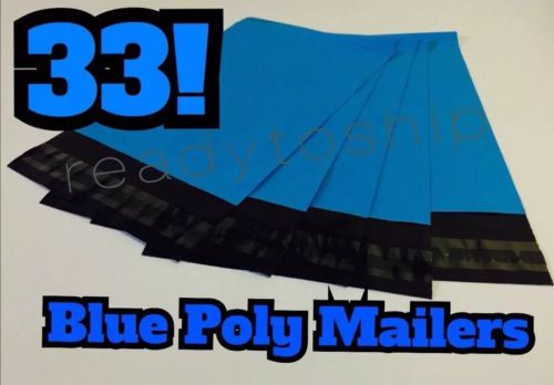 33 BLUE Poly Mailers 6X9 Shipping Envelopes RED BLUE PINK PURPLE WHITE GREEN