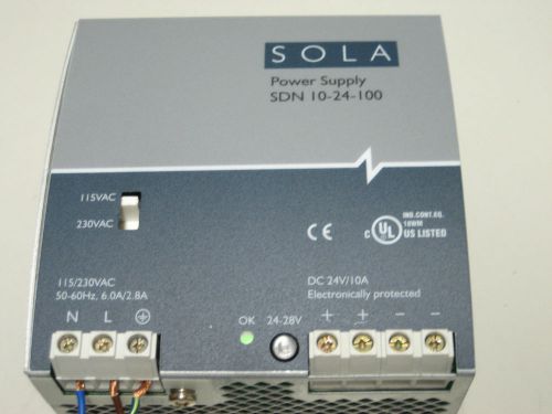 SOLA SDN 10-24-100 POWER SUPPLY