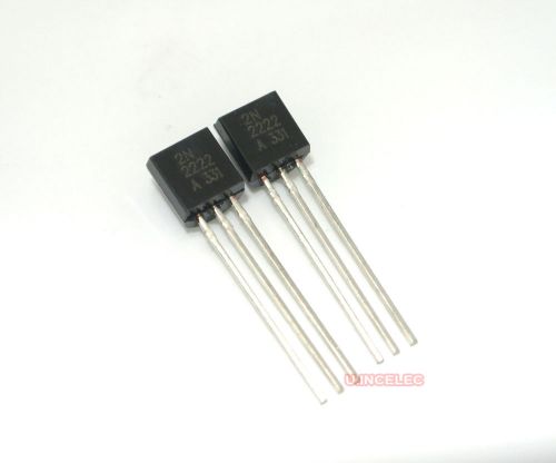 200pcs 2n2222 2n222a transistor npn 40 volts 600 ma to-92 for sale