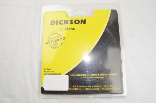 Dickson c658 circular chart, 6 in, 0 to 100f, 24 hr, pk60 for sale
