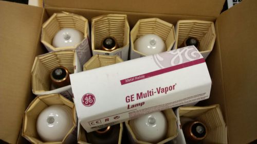 Box of 12 GE Lighting MVR175/C/U  175Watt Standard Metal Halide Bulbs NIB