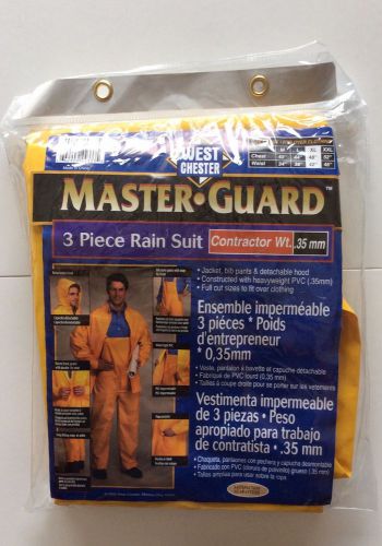 New west chester master guard 3 piece rain suit size xl contractor wt.  .35mm for sale