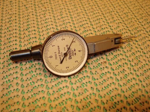 .0001&#034; bestest - brown &amp; sharpe indicator 7032-3 swiss made machinist tool for sale