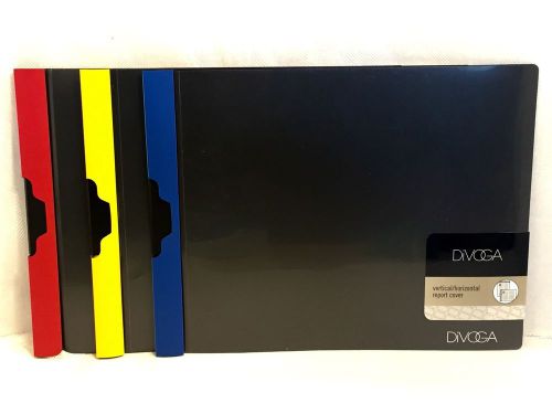 Lot of 20 divoga vertical/horizontal report cover ~ red yellow blue ~ letter for sale