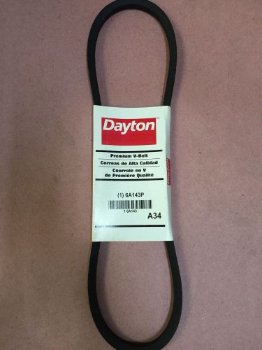 NEW: Dayton 6A143P V Belt 1/2&#034; x 36&#034; Premium V-Belt