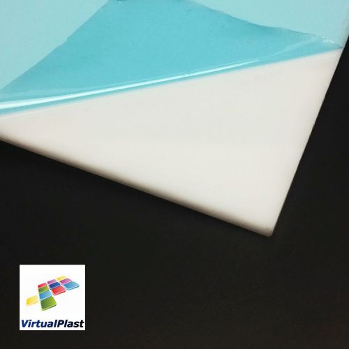 White 1/8&#034; acrylic plastic plexiglass perspex cut 5.83&#034; x 8.27&#034; a5 sheet size for sale