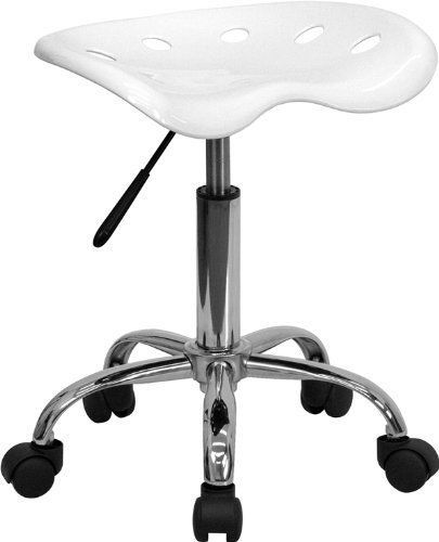 Tractor Seat Stool Adjustable Office Furniture Garage Work Chair WHITE Gift New