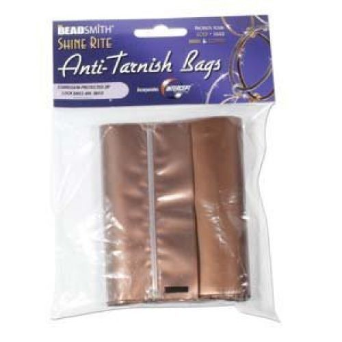 Anti Tarnish Resealable Zip Bag 4 x 4 Inch (10)