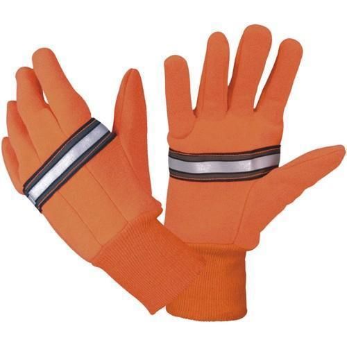Hatch rtg100 cotton jersey orange 3m reflective traffic gloves xxl for sale