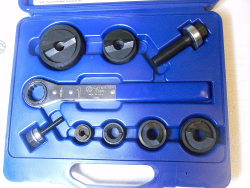 Current Tools 157PM 1/2&#034; - 2&#034; Ratchet Knockout Set  Made in U.S.A.! Last One!