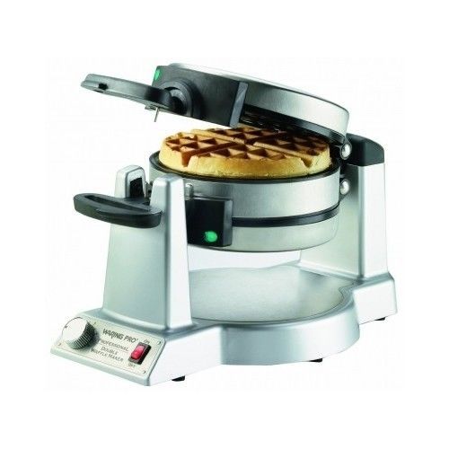 Double Belgian Waffle Maker Gourmet Breakfast Brunch Commercial Quality Compact