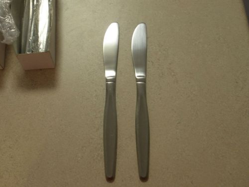 Commercial stainless steel cutlery restaurant dessert knives &#034;elite&#034; x 24 new for sale