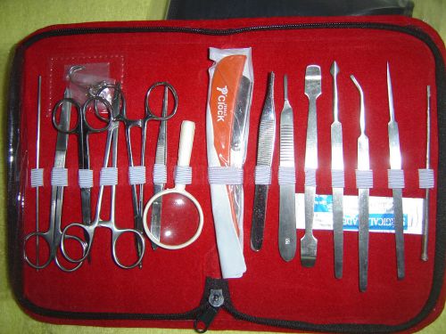 DISSECTING KITS SURGICAL 18 PCs,-STUDENT DISSECTING KIT////---/////