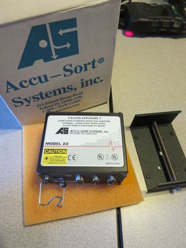 Accu-Sort Model 22 Laser Barcode Scanner w/ Mounting Bracket - USED Bar Code