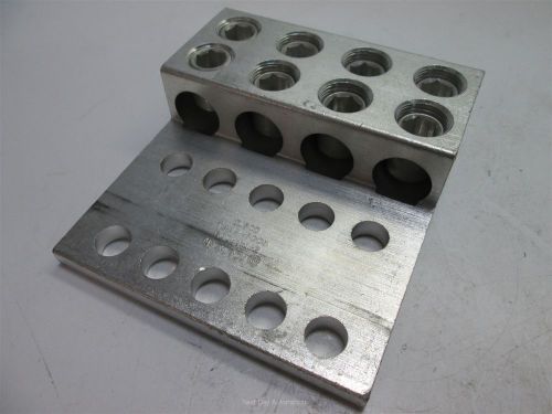 ILSCO T4A4-600N Aluminum Mechanical Lug, Dimensions: 5.5&#034;x5&#034;x1.5&#034;, With Studs