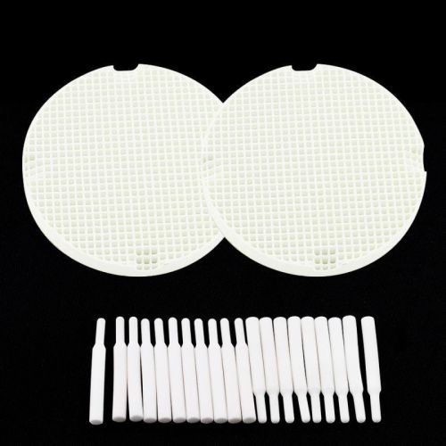 2pcs dental lab honeycomb firing trays with 40 zirconia pins hot new for sale