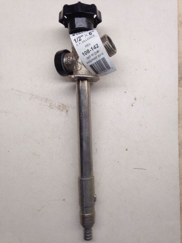 Legend Valve Standard 1/2 x 6&#034;Frost Free Sillcock, #108-142(1/2&#039;&#039; pex connect.)