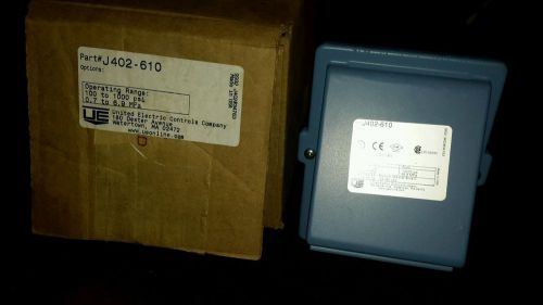 UNITED ELECTRIC J402-610 ELECTRICAL PRESSURE SWITCH 100-1000psi NEW $159