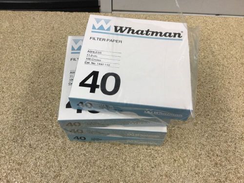Whatman 1440 110 11cm Filter Paper 40 Or #2 Lot Of Four