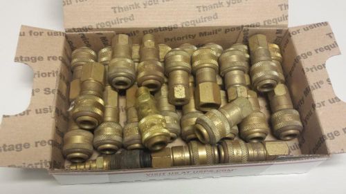 Brass Quick Connect / Change Fittings  Large Lot