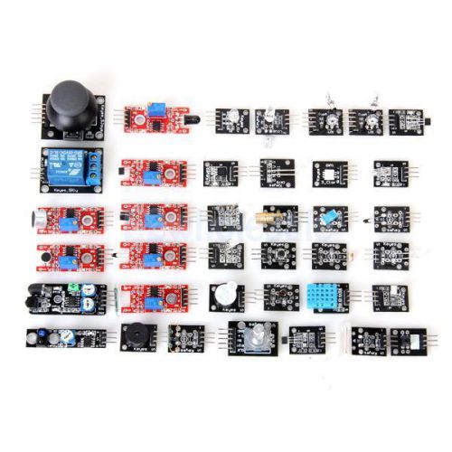 Set of 37pcs sensor board module kit packaged in box compatible with arduino mcu for sale