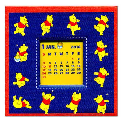 2016 Desktop Memo Pad Calendar Winnie the Pooh