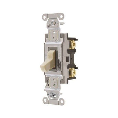 Hubbell cs315i hubbell commercial grade toggle switch, 15 amp, 3 way, ivory for sale