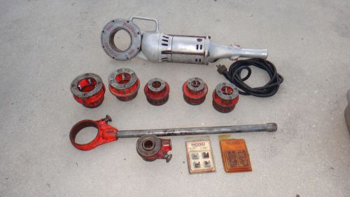 Ridgid 700 pipe threader machine 12r dies 16&#034; handle 0-r for sale