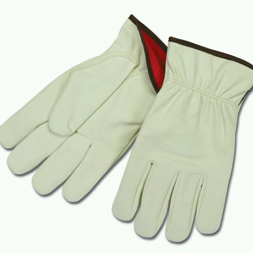 Cowhide leather lined gloves 10 pack