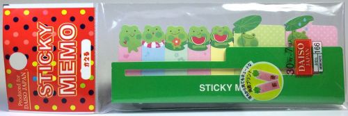 Daiso Post It Sticky Note Memo Markers Frog Shaped