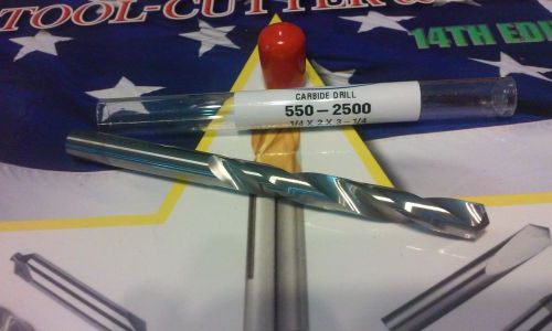 SOLID CARBIDE 5/16 JOBBERS DRILL .3125 made in USA -  FREE SHIP