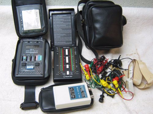 Datacom ET-1 Error Rate Test Set, Bob-Cat-B Black Box &amp; Coaxel Cable Tester