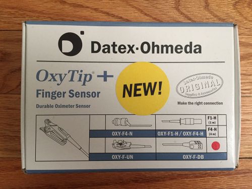 TuffStat OxyTip + Oximeter Finger Sensor Oxy-F-DB Datex-Ohmeda