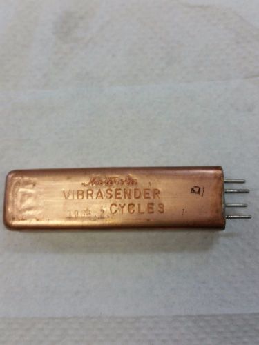 Vintage Motorola Radio Copper Sealed Vibrasender Module for the code 107.2 cycle