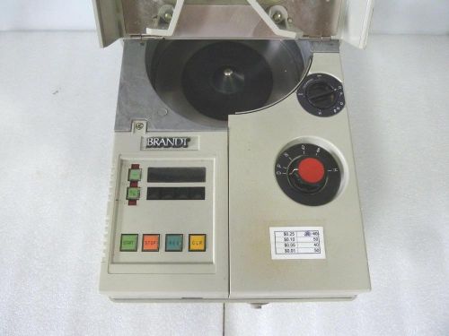 Brandt coin counter/packager - model 739 for sale