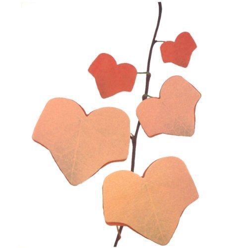 Wrapables Tree Leaf Post-It Sticky Notes, Red
