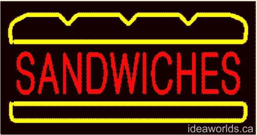 New  bright neon led sign display - Sandwishes